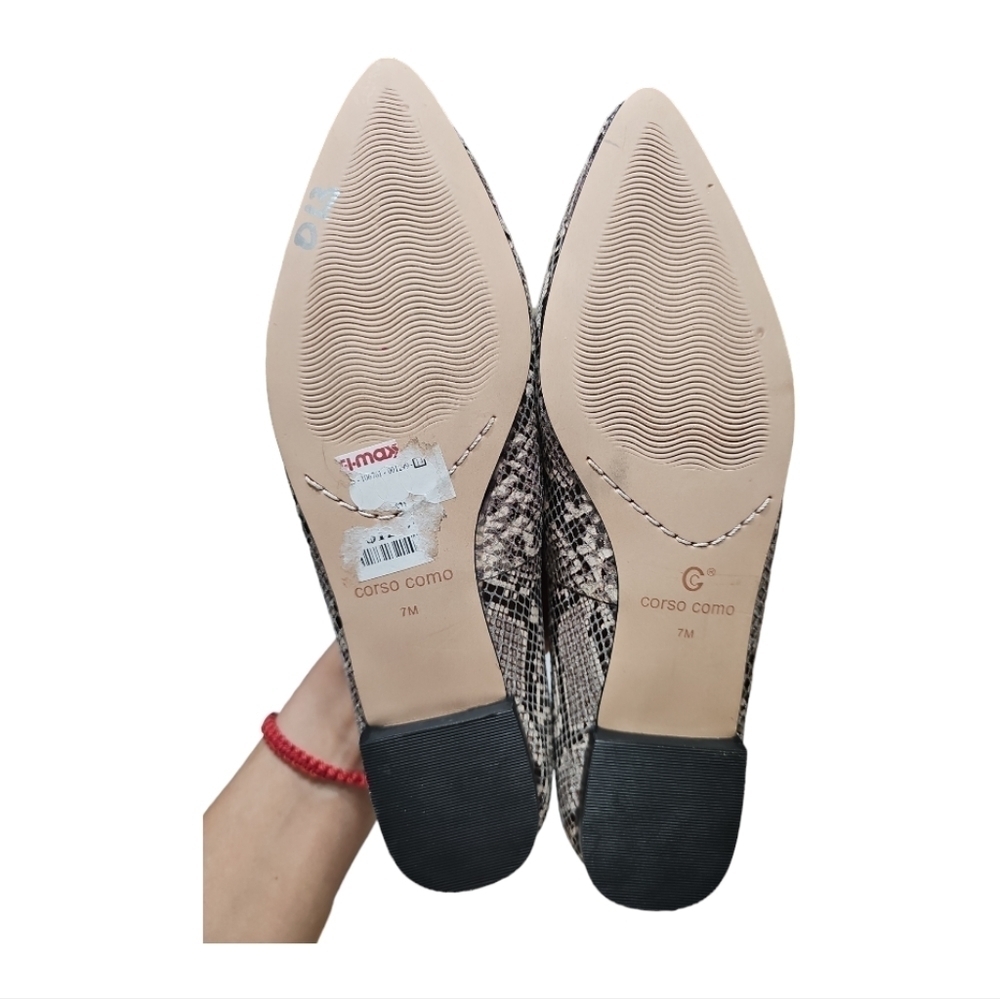 Corso Como Julia Leather Python Snakeskin Print P… - image 3